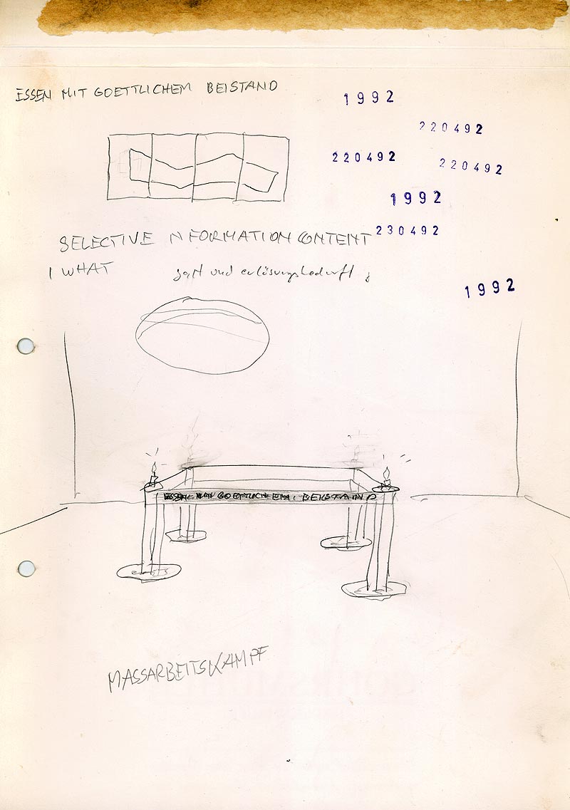 Kryptische Konzepte: Installationsentwurf