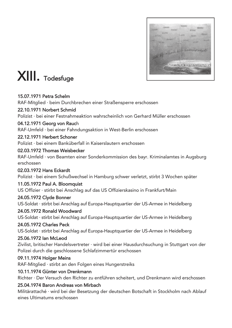 Kryptische Konzepte: Es ist mir schon wieder misslungen – Kunstwerke zum Thema RAF