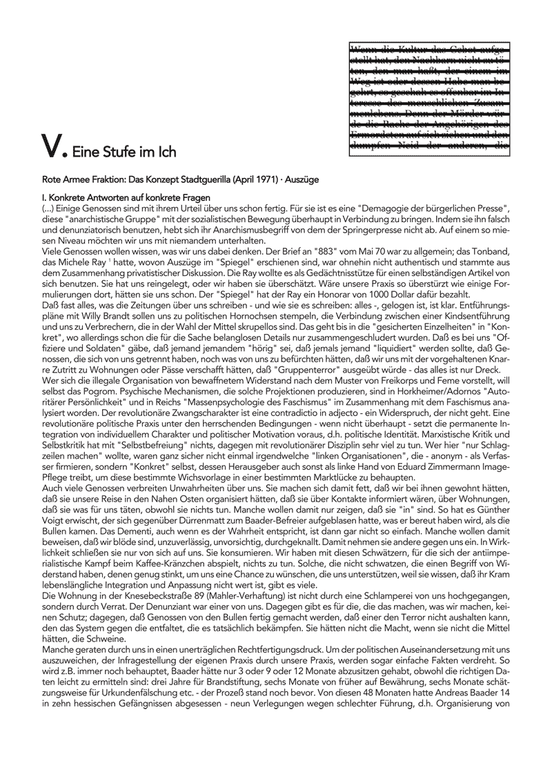 Kryptische Konzepte: Es ist mir schon wieder misslungen – Kunstwerke zum Thema RAF