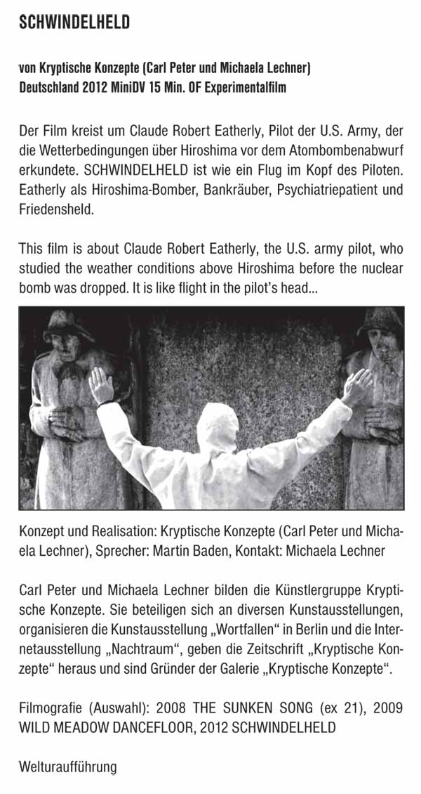 Kryptische Konzepte: Schwindelheld